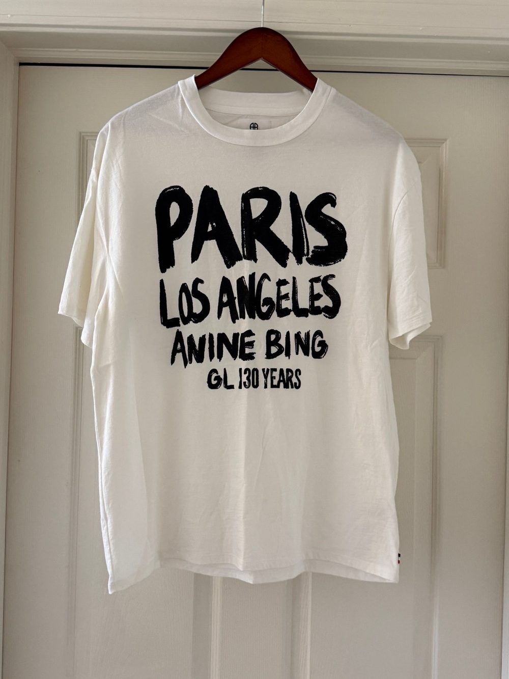 Anine Bing x Galeries Lafayette Paris 130 anniversary Los Angeles Graphic tee M